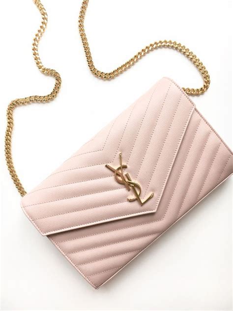 ysl chain wallet pink|best wallet on chain women.